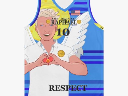 Basketball Jersey GLOBAL FREEDOM UNITED ARCHANGEL RAPHAEL USA 10 Fashion