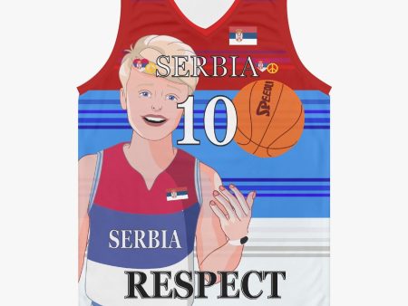 Basketball Jersey GLOBAL FREEDOM UNITED COUPLE EDITION SERBIA MEN V1 10 Online Sale