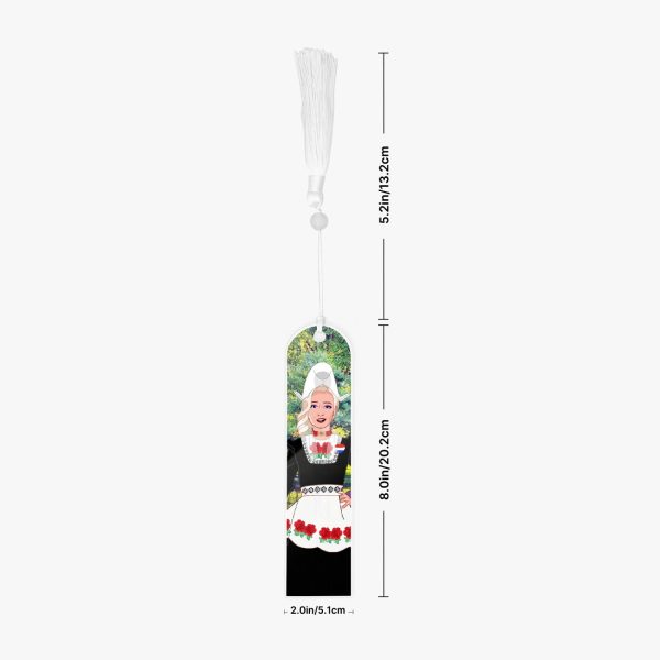 Acrylic Bookmark - Semicircle GLOBAL FREEDOM UNITED© NETHERLAND GIRLD For Sale