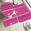 GLOBAL FREEDOM UNITED© Pcs Toilet Rug Set Pink2 For Cheap