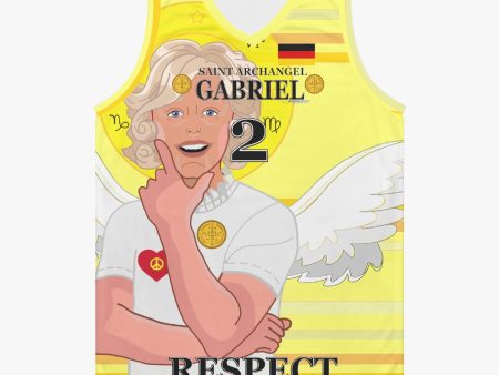 Basketball Jersey GLOBAL FREEDOM UNITED ARCHANGEL GABRIEL GERMANY 2 For Sale