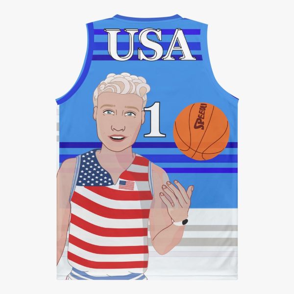 Basketball Jersey GLOBAL FREEDOM UNITED COUPLE EDITION MEN USA V1  1 Fashion