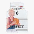 Basketball Jersey GLOBAL FREEDOM UNITED COUPLE EDITION WOMEN SERBIA v2 6 Online