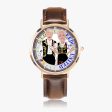 Hot Selling Ultra-Thin Leather Strap Quartz Watch (Rose Gold With Indicators) GLOBAL FREEDOM UNITED© Couple Serbija Black For Discount