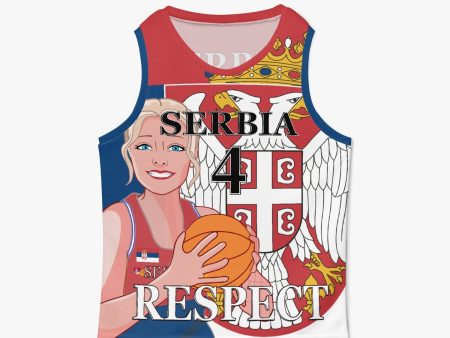 Kids Basketball Jersey GLOBAL FREEDOM UNITED GIRLS SERBIA V2 4 For Discount