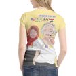 Women´s T-shirt GLOBAL FREEDOM UNITED© Women Iraq & USA Yellow Online Hot Sale