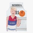 Basketball Jersey GLOBAL FREEDOM UNITED COUPLE EDITION SERBIA MEN V2 11 Hot on Sale