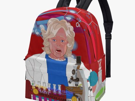 GLOBAL FREEDOM UNITED© Archangel Gabriel LAB Red - All-over-print Canvas Backpack For Sale