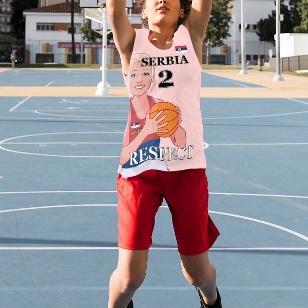 Kids Basketball Jersey GLOBAL FREEDOM UNITED GIRLS SERBIA 2 For Cheap