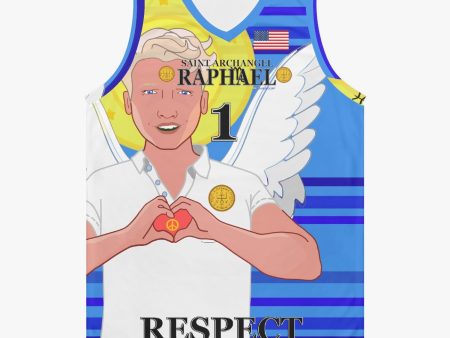 Basketball Jersey GLOBAL FREEDOM UNITED ARCHANGEL RAPHAEL USA 1 Online Sale