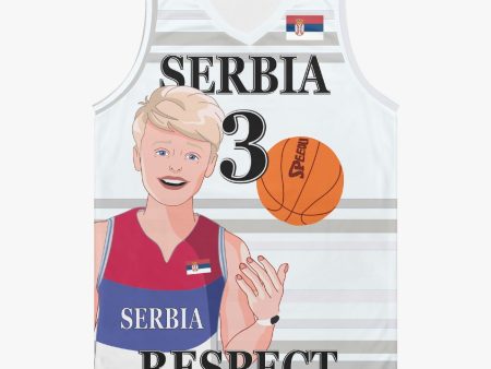 Basketball Jersey GLOBAL FREEDOM UNITED COUPLE EDITION SERBIA MEN V2 3 Supply