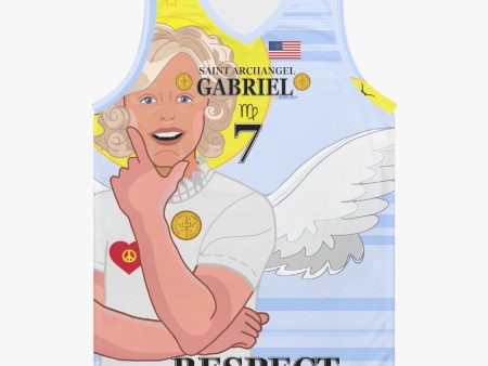 Basketball Jersey GLOBAL FREEDOM UNITED ARCHANGEL GABRIEL USA 7 Online now