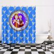 GLOBAL FREEDOM UNITED WOMEN RUSSIA & GERMANY OLD PEACE BLUE Quick-drying Shower Curtain Online Sale