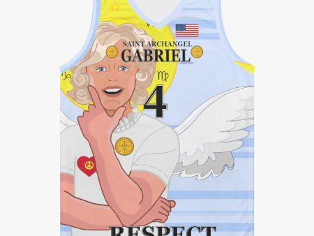 Basketball Jersey GLOBAL FREEDOM UNITED ARCHANGEL GABRIEL USA 4 Online Sale