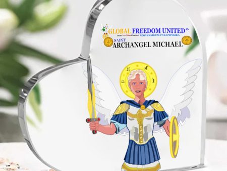 Acryl Heart Global Freedom United Archangel Michael English V1 Supply