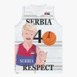 Basketball Jersey GLOBAL FREEDOM UNITED COUPLE EDITION SERBIA MEN V2 4 Online Hot Sale