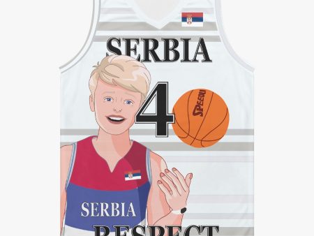 Basketball Jersey GLOBAL FREEDOM UNITED COUPLE EDITION SERBIA MEN V2 4 Online Hot Sale