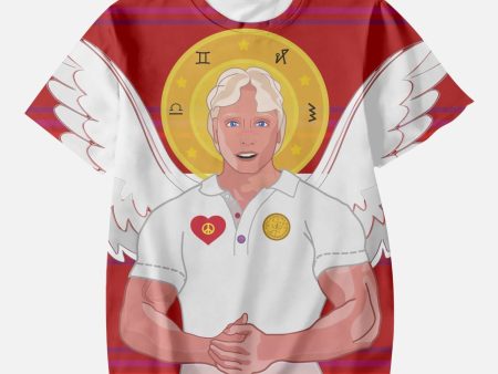 AOP Kids  Short T-Shirts  GLOBAL FREEDOM UNITED ARCHANGEL MICHAEL GERMAN RED Sale