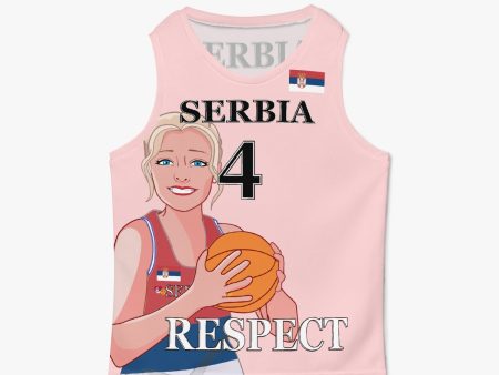 Kids Basketball Jersey GLOBAL FREEDOM UNITED GIRLS SERBIA 4 For Discount