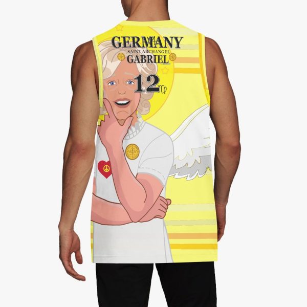 Basketball Jersey GLOBAL FREEDOM UNITED ARCHANGEL GABRIEL GERMANY 12 For Discount