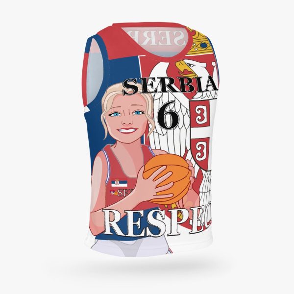 Kids Basketball Jersey GLOBAL FREEDOM UNITED GIRLS SERBIA V2 6 Supply