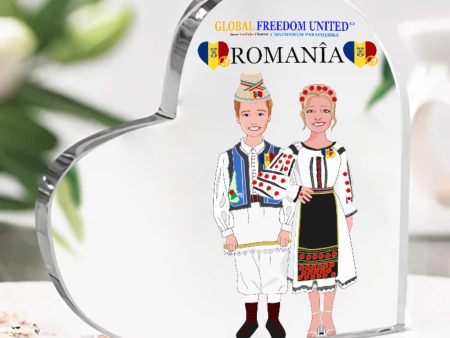 Acryl Haert GLOBAL FREEDOM UNITED© Couple Romania Hot on Sale