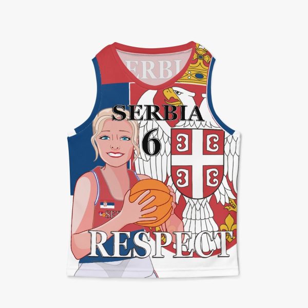 Kids Basketball Jersey GLOBAL FREEDOM UNITED GIRLS SERBIA V2 6 Supply