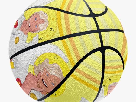 Basketball - Eight - Panel Printed GLOBAL FREEDOM UNITED© 4 ARCHANGEL YELLOW Online