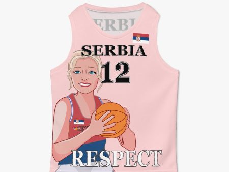 Kids Basketball Jersey GLOBAL FREEDOM UNITED GIRLS SERBIA 12 Sale