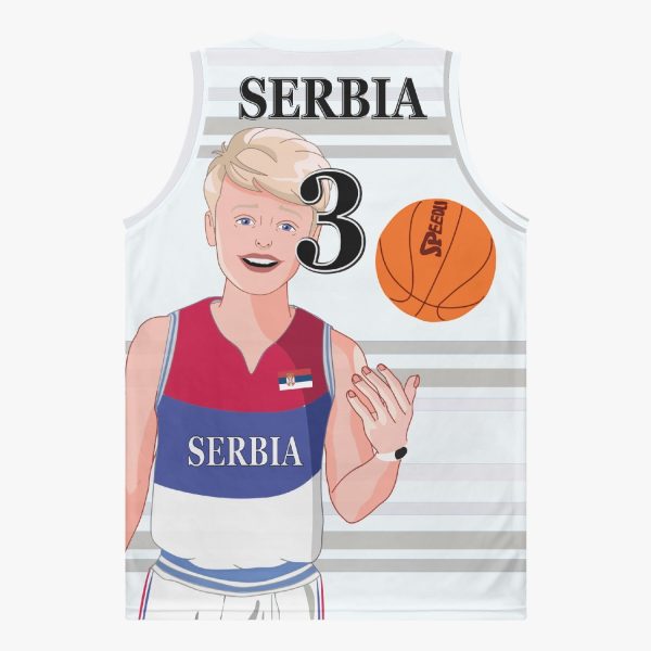 Basketball Jersey GLOBAL FREEDOM UNITED COUPLE EDITION SERBIA MEN V2 3 Supply