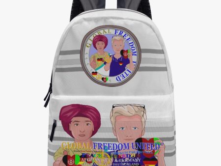 GLOBAL FREEDOM UNITED MEN AFGHANISTAN & GERMANY OLD PEACE All-over-print Canvas Backpack Online