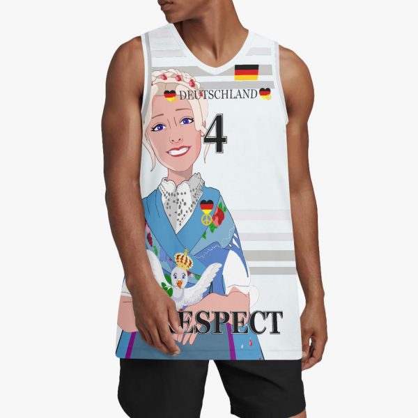 Basketball Jersey GLOBAL FREEDOM UNITED COUPLE EDITION GERMANY V2 4 Fashion