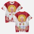 AOP Kids  Short T-Shirts FREEDOM UNITED ARCHANGEL MICHAEL HEBREW RED Online