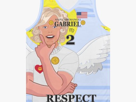 Basketball Jersey GLOBAL FREEDOM UNITED ARCHANGEL GABRIEL USA 2 Online