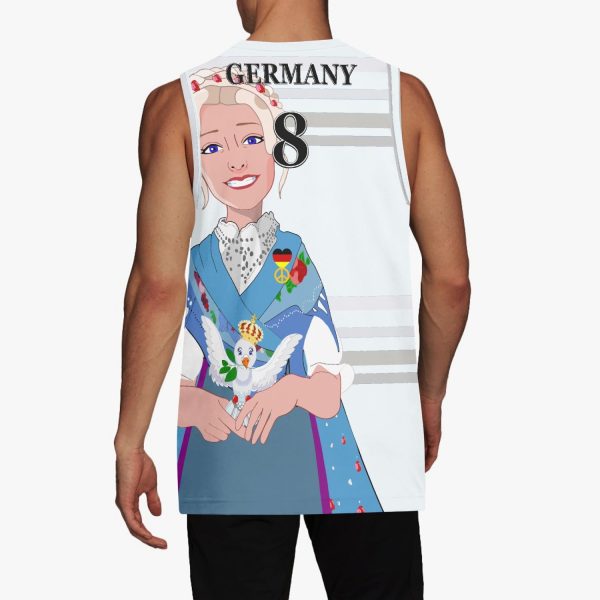 Basketball Jersey GLOBAL FREEDOM UNITED COUPLE EDITION GERMANY V2 8 Online now