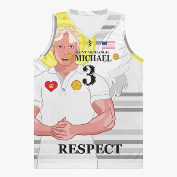 Basketball Jersey GLOBAL FREEDOM UNITED ARCHANGEL MICHAEL USA 3 Online now