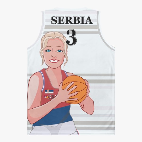 Basketball Jersey GLOBAL FREEDOM UNITED COUPLE EDITION WOMEN SERBIA v2 3 Supply