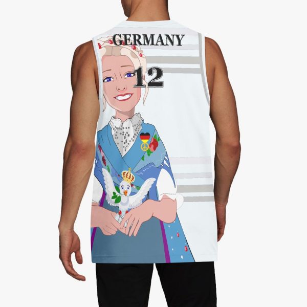 Basketball Jersey GLOBAL FREEDOM UNITED COUPLE EDITION GERMANY V2 12 For Cheap