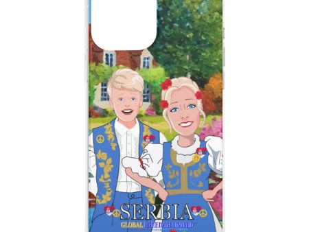 Mobile Case GLOBAL FREEDOM UNITED© Couple Edition Serbia Blue One Fashion