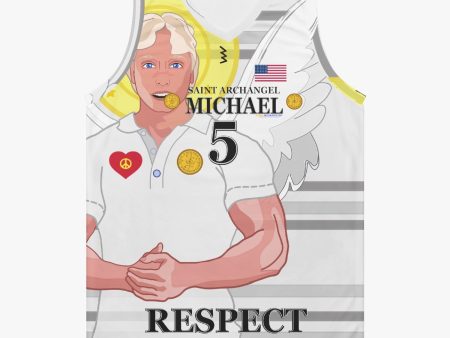 Basketball Jersey GLOBAL FREEDOM UNITED ARCHANGEL MICHAEL USA 5 Hot on Sale