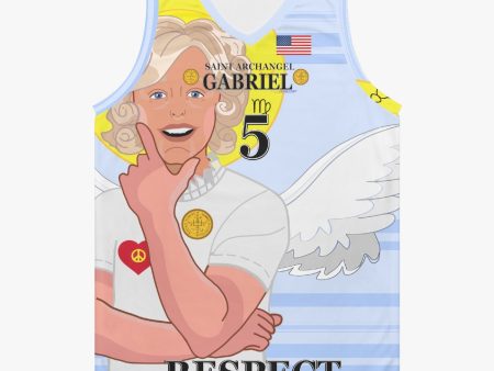 Basketball Jersey GLOBAL FREEDOM UNITED ARCHANGEL GABRIEL USA 5 Online Sale