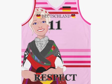 Basketball Jersey  GLOBAL FREEDOM UNITED COUPLE EDITION GERMANY V1 11 on Sale