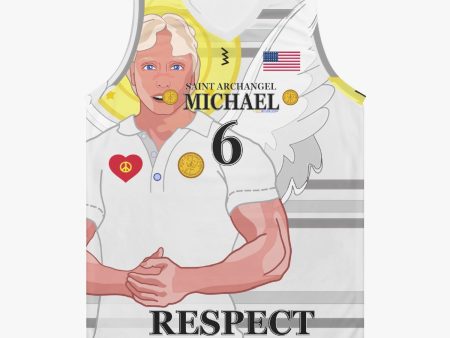 Basketball Jersey GLOBAL FREEDOM UNITED ARCHANGEL MICHAEL USA 6 Discount