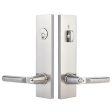 Emtek 5322RK 2-PT Lock Key in Knob  Lever Double Cyl , Modern Rectangular Plate , Rope Knob Online now